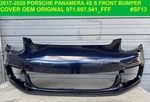 2017-2020 Porsche Panamera 4S Front Bumper Oem Original With Lip 971807541. Fixed Price $799.50.