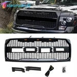 Grille For F150 2009-2014 Raptor Style W/3 Lights Front Bumper Matte Black. Fixed Price $89.04.