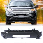 Primed Front Lower Bumper Cover 2011-2015 Ford Explorer W/o Fog Light Hole. Fixed Price $108.99.