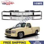 For 94-98 Chevy C/k 1500 2500 3500 Truck Composite Chrome Grille W/black Insert. Fixed Price $125.02.