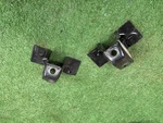 C5ZZ-17A750-A Nos 1965 1966 Mustang Rear Bumper Mounting Brackets, Pr, New. Fixed Price $100.00.