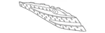 Genuine Mercedes-benz Bumper Cover Spacer Panel 214-885-37-02. Fixed Price $168.30.
