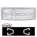 Chrome Mesh W/ Led Light Bar Hood Grille Fits 2009-2014 Ford F150. Fixed Price $168.62.