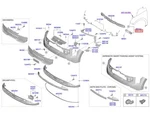 Front Bumper Bracket Retainer Left Side Oem 2025-2026 Kia Carnival 86551R0500. Fixed Price $22.38.