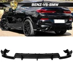 Fits 20-26 Bmw G06 X6 Sport Rear Diffuser Ikon Style Gloss Black Pp 3PCS. Fixed Price $159.99.