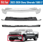 For 2022-2026 Chevy Silverado 1500 Front Bumper Cover Assembly Chrome W/o Park. Fixed Price $510.00.
