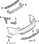 Genuine Volkswagen Diffuser 17A-807-568-H-9B9. Fixed Price $140.53.