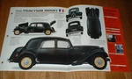 1952 Citroen Traction Avant Original Imp Brochure Specs Info. Fixed Price $11.69.